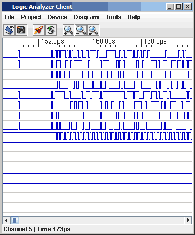 FPGA logic analyser