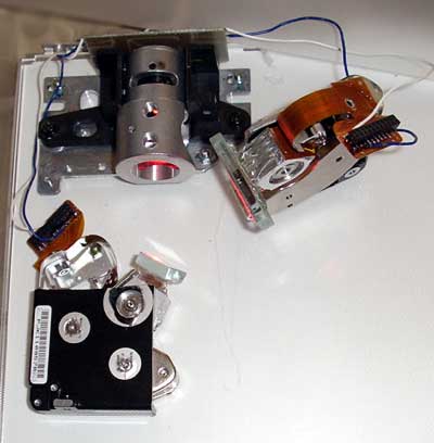 2d scanner from hard disk voice coils