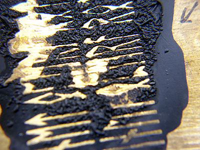laser cut stencil acid etching