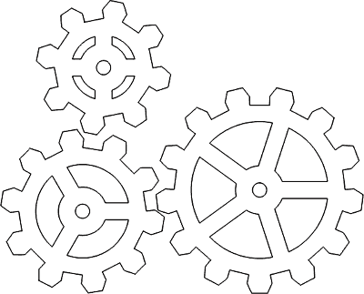 gears with cogs using CorelDraw
