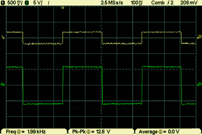 oscilograma TDA7294