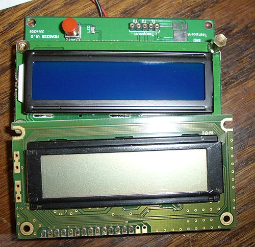 LCD inverted vs normal