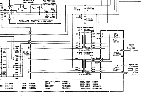 A-757 power supply pioneer schematics circuit diagram