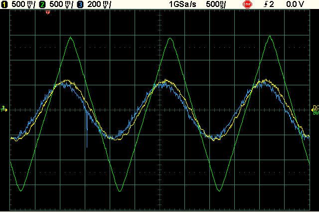op amp osciloscope screenshot