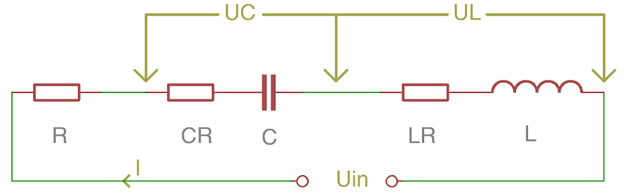LCR serial resonant circuit