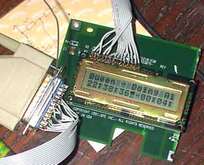 Standartinis LCD modulis ir winamp