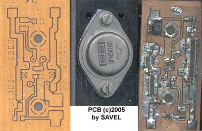 PCB of HiFi audio power amplifier