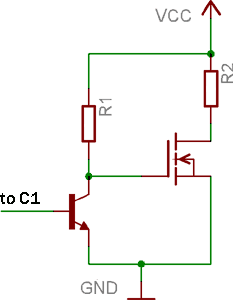 output stage on power mosfet