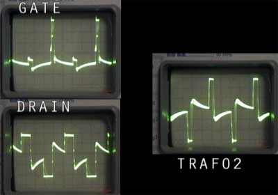 Some oscillograms