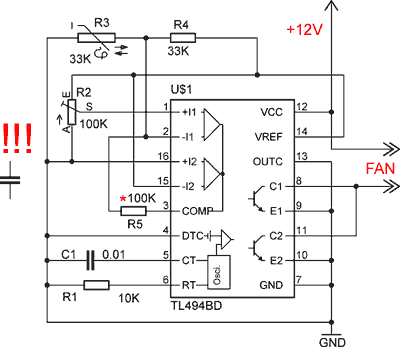 PWM Fan control circuit