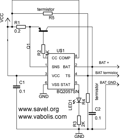 Li-ion charger schematics