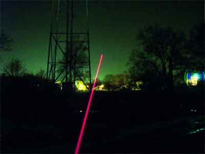 Laser pointer from hell