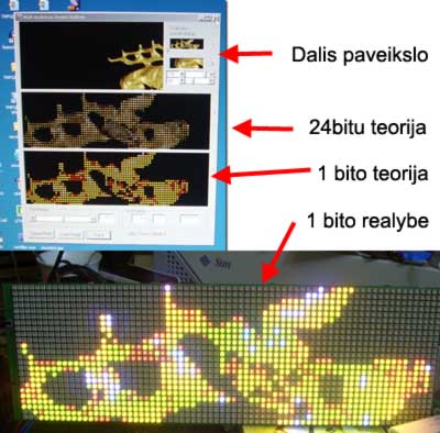 RGB matrica: softas