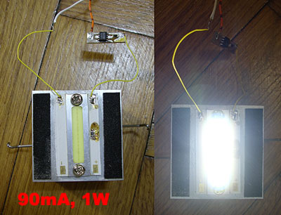 White LED ir LM317