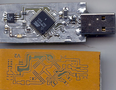 ATMEGA16 USB HID temperature sensor