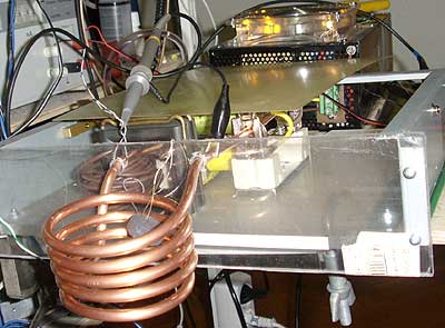 PLL induction heater copper tube