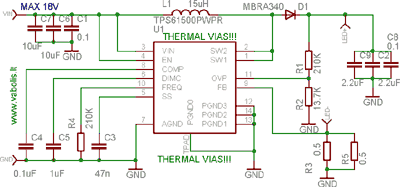 10W LED driver