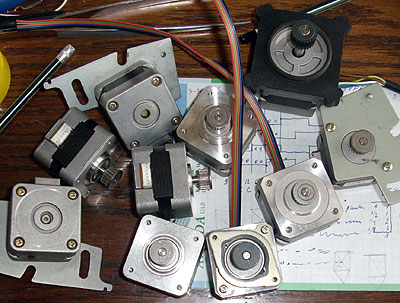 stepper motors from dot matrix printers