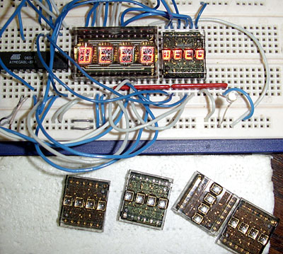 Red LED alphanumeric display