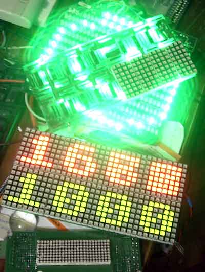 LED driver matrix MCU dynamic