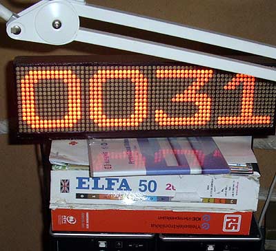 LED clock finished