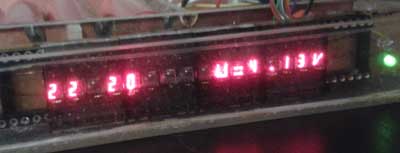 RED LED clock mini