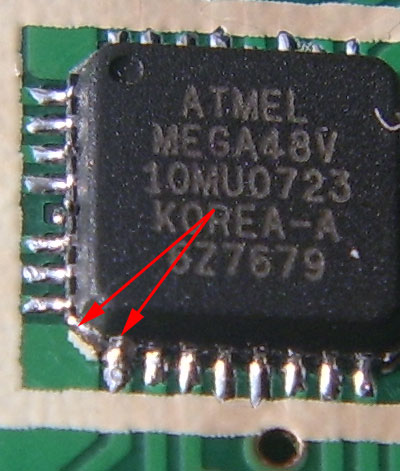 solder bridge