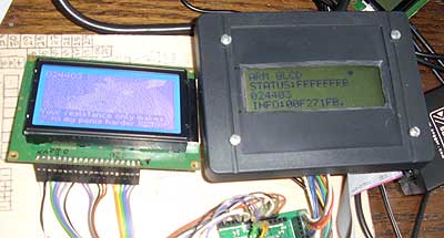 ARM SAM7S graphic LCD