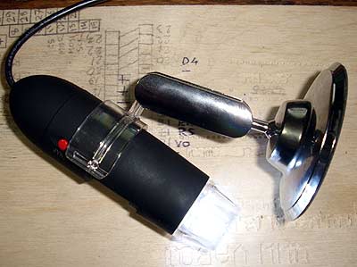 USB mikroskopas