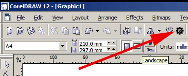 coreldraw draw gears cogs