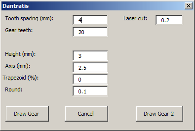 coreldraw draw gears cogs