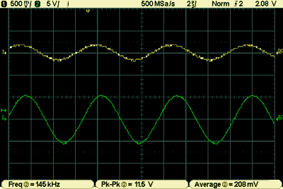 oscilograma TDA7294