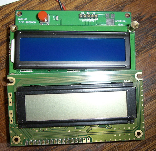 LCD inverted vs normal