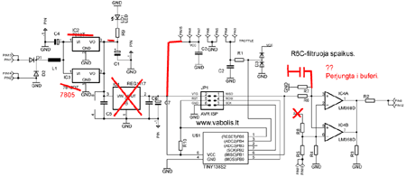 dviracio kontrolerio schema PWM