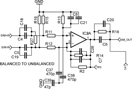 balanced audio input