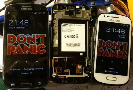 replacement Samsung mobile screen selfmade