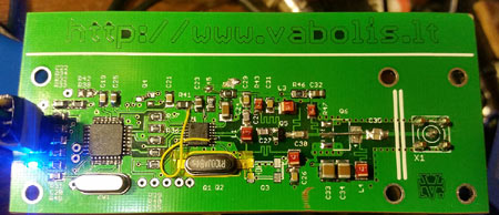 TXC101 transmitter and AVR ATMEGA8