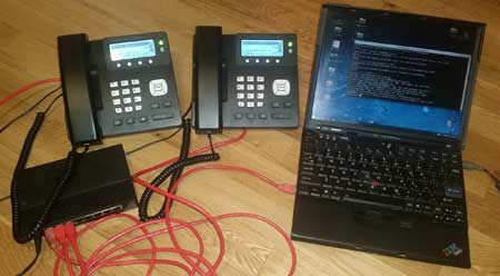 IP telephones and linux debian or mint as PBX