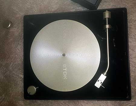 TDK belt drive record player repair