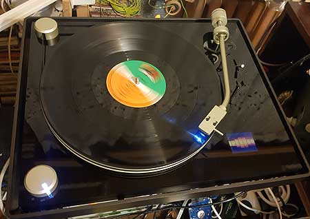 TDK belt drive record player repair