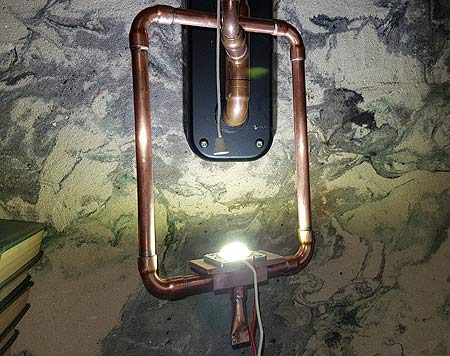 selfmade heat pipe for power LED