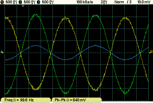 op amp osciloscope screenshot