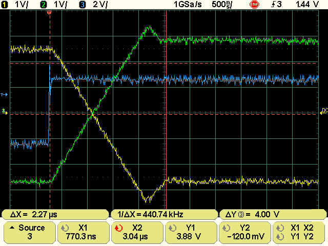 op amp osciloscope screenshot