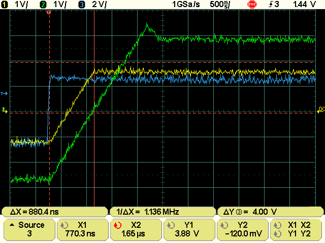 op amp osciloscope screenshot