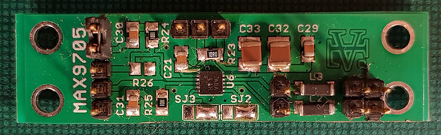 max9705 pcb photo class D amplifier