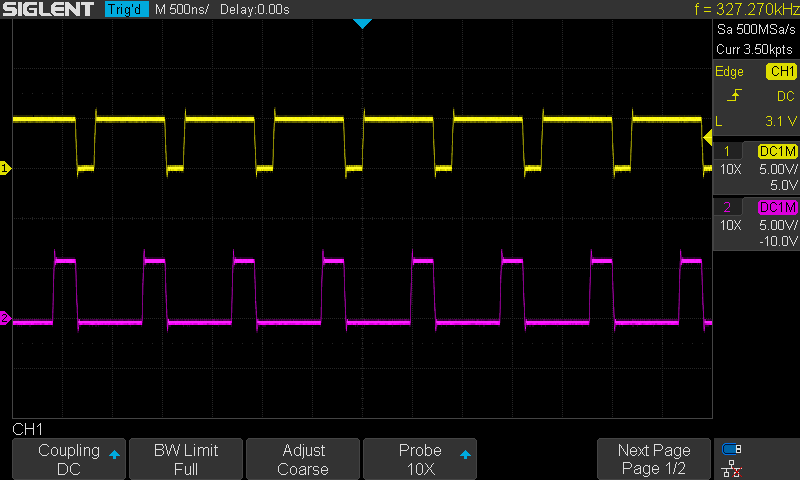 output waveform