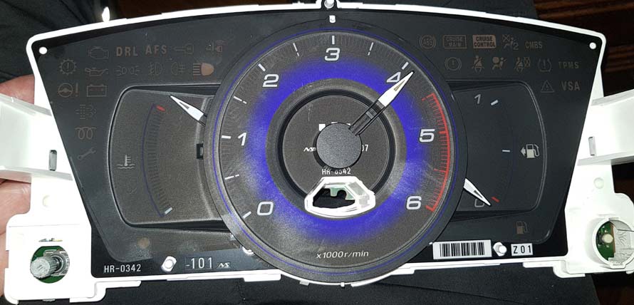 Honda civic instrument cluster taxometer 