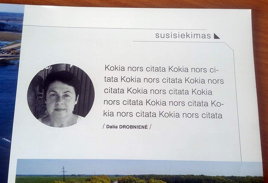 Dalia Drobnienė: Kokia nors citata Kokia nors citata