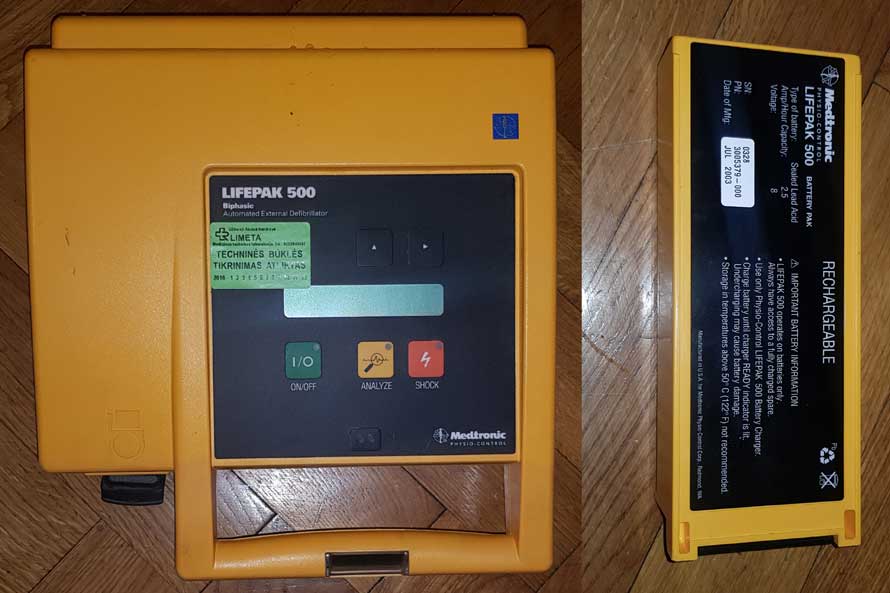 Lifepak 500 internal pictures