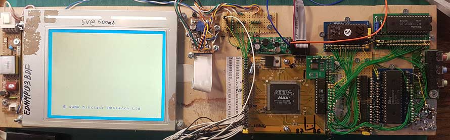 ZX Spectrum in CPLD LCD mode